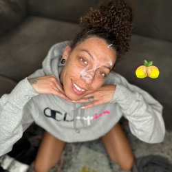 Cum on coloured girl